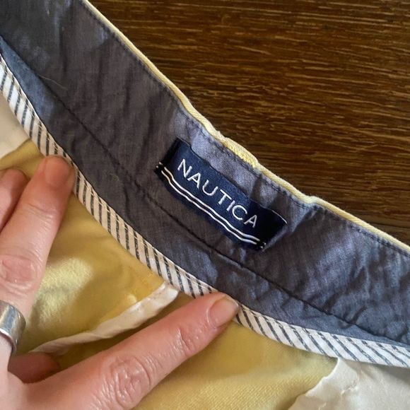 Nautica Classic Fit Deck Shorts in Yellow (Snapdragon), Men's Size 40W, MP $55 - Picture 9 of 15